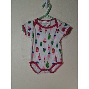 Coney Isle Body Suit Ice Cream Popsicles Baby Girls Size 3-6 Months